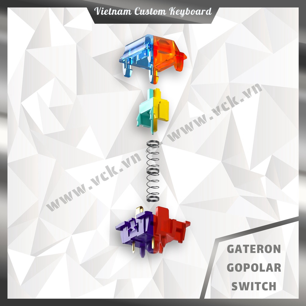 Gateron Tứ Tượng | Thanh Long X Chu Tước | Azure Dragon Tactile 67g | Vermilion Bird Linear 67g Pre-Lubed | Keyboard.vn