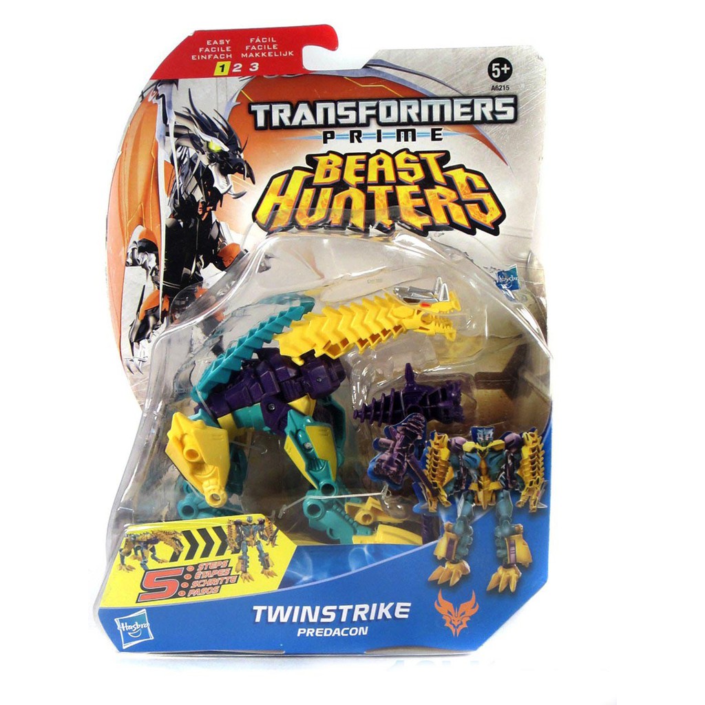 Đồ Chơi Transformer 6215 - Robot Biến Hình Beast Hunters Twinstrike Predacon (Box)