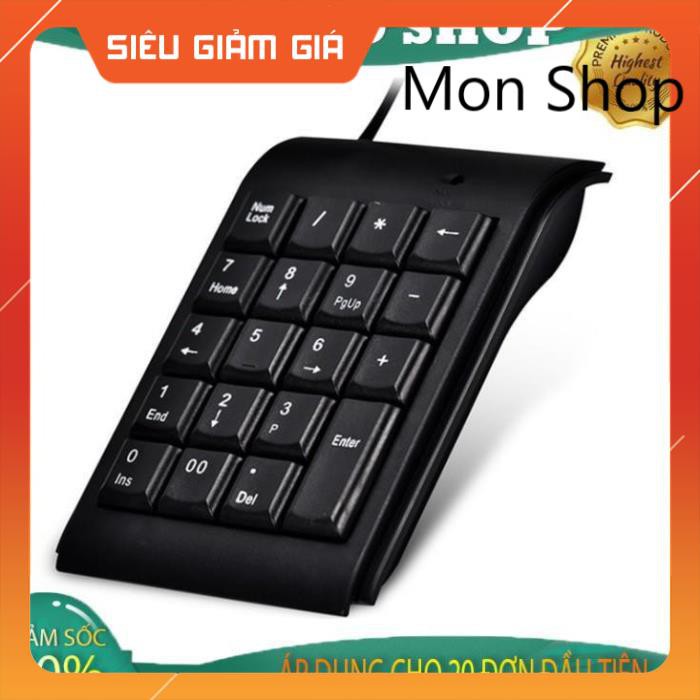 Bàn phím số rời Numpad mẫu 1 (Gía sỉ ) MON SHOP