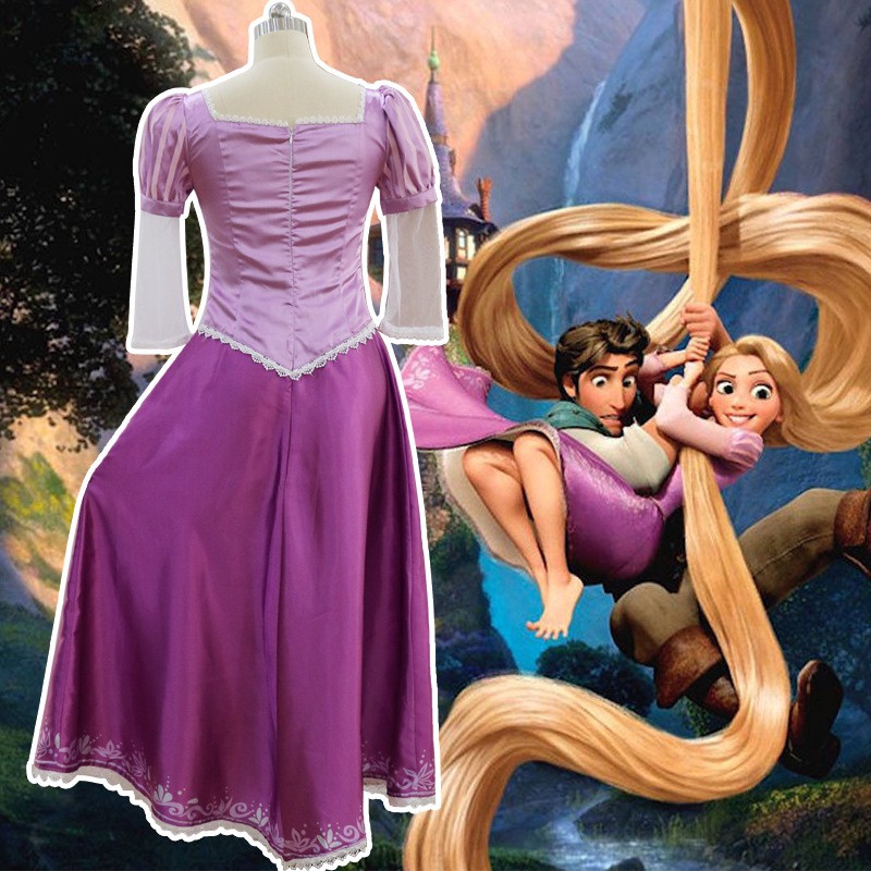 Đầm hóa trang công chúa Rapunzel dễ thương dành cho nữ