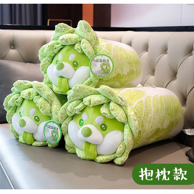 Rẻ Nhất- ẢNH THẬT] Gấu bông chó shiba bắp cải Vegetable Fairy siêu dễ thương