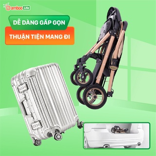 Xe đẩy cho bé bamboo life cao cấp 2 chiều có thể gấp gọn an toàn cho bé đa - ảnh sản phẩm 5