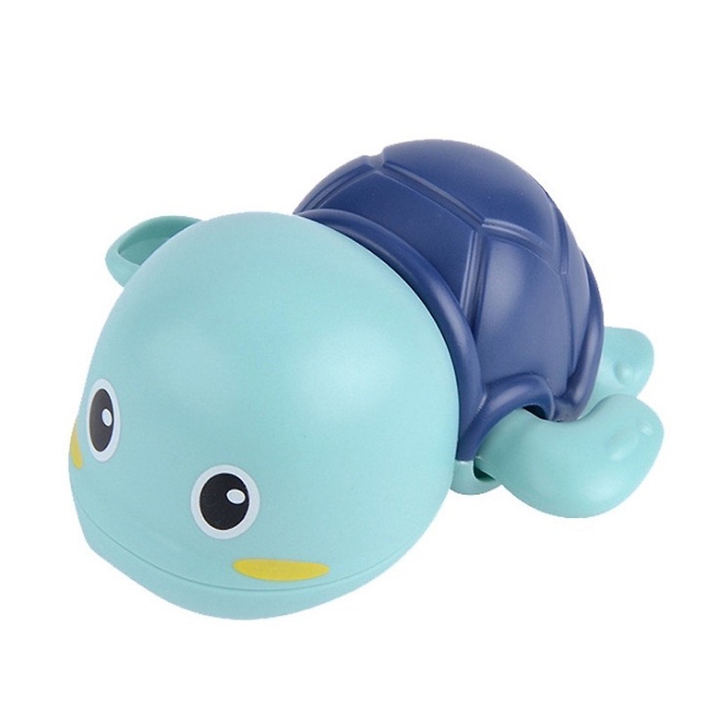 Bộ đồ chơi nhà tắm cho bé - Combo 3 rùa bơi siêu đáng yêu (3 màu) - Tặng kèm móc khoá voi ma mút