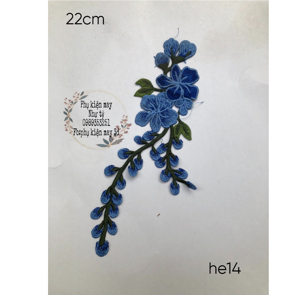 [Ảnh thật] [Có sẵn] hoa ren thêu mềm mại 22cm