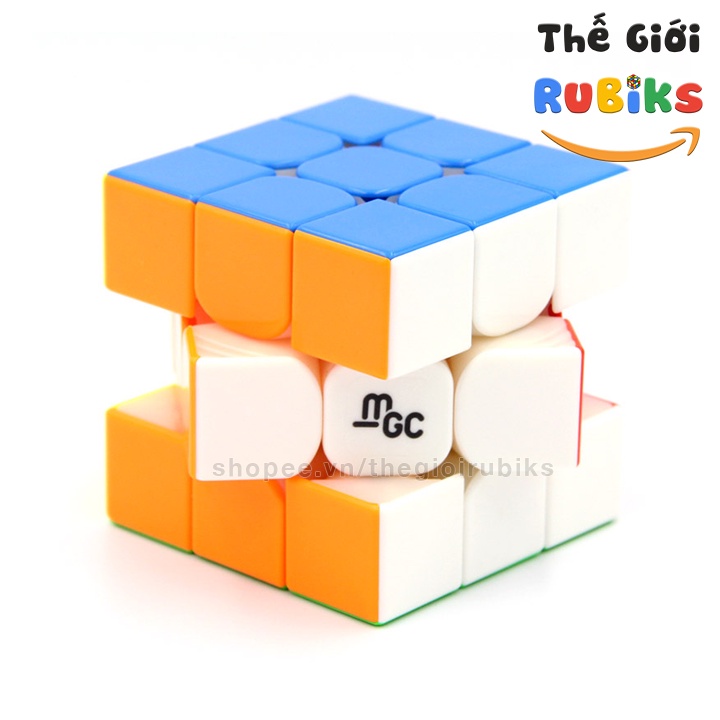 Rubik 3x3 YJ MGC 3 V2 M Có Nam Châm MGC3 Stickerless. Khối Lập Phương Rubic 3 Tầng Đồ Chơi Giáo Dục Thông Minh.