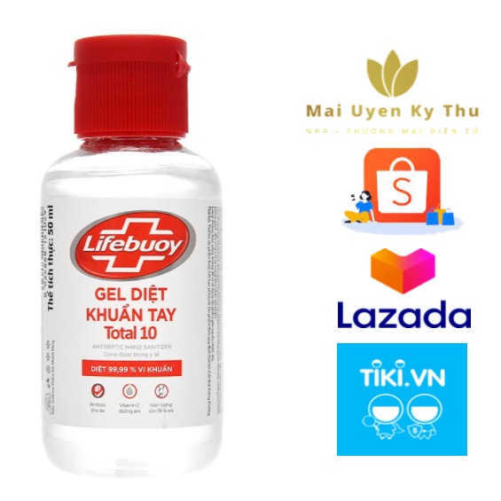 Gel rửa tay khô Lifebuoy 50ml kèm vỏ/100ML/235ML/500ML