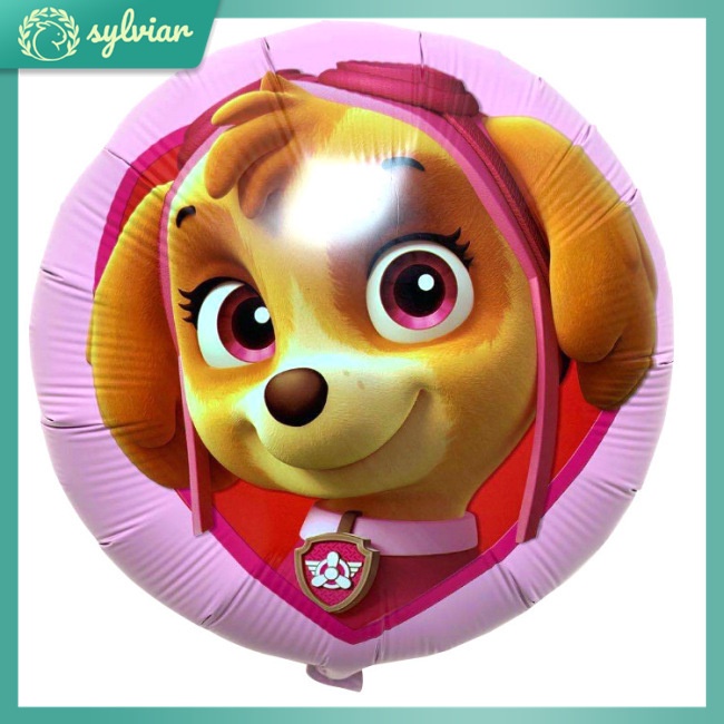 1 Bong Bóng Lá Nhôm 18 Inch Hình Paw Patrol Dễ Thương Trang Trí Tiệc Sinh Nhật