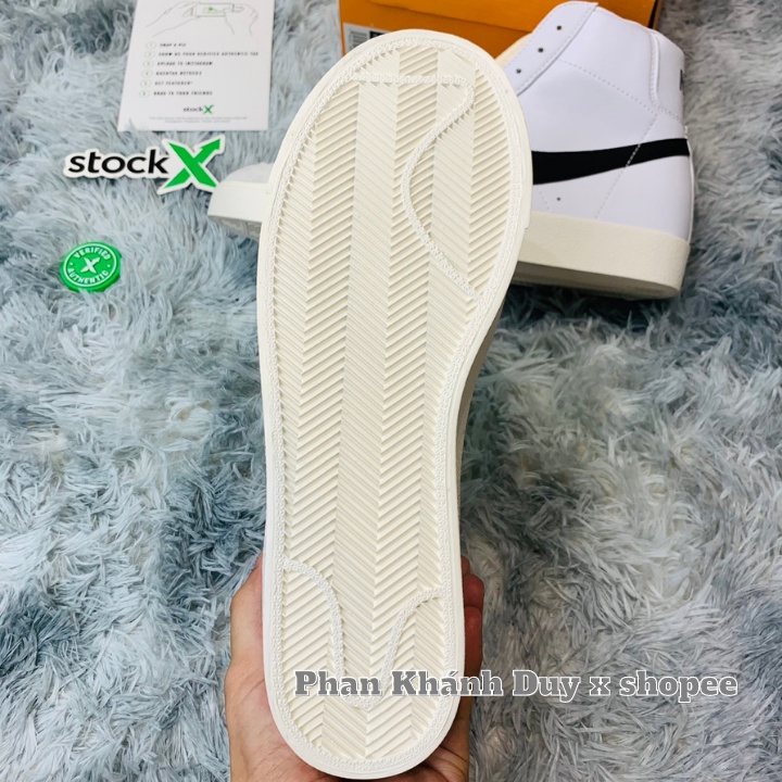 [ Pkdsneaker25 ] Giày Nike blazer Đen trắng mid cổ cao hàng cao cấp