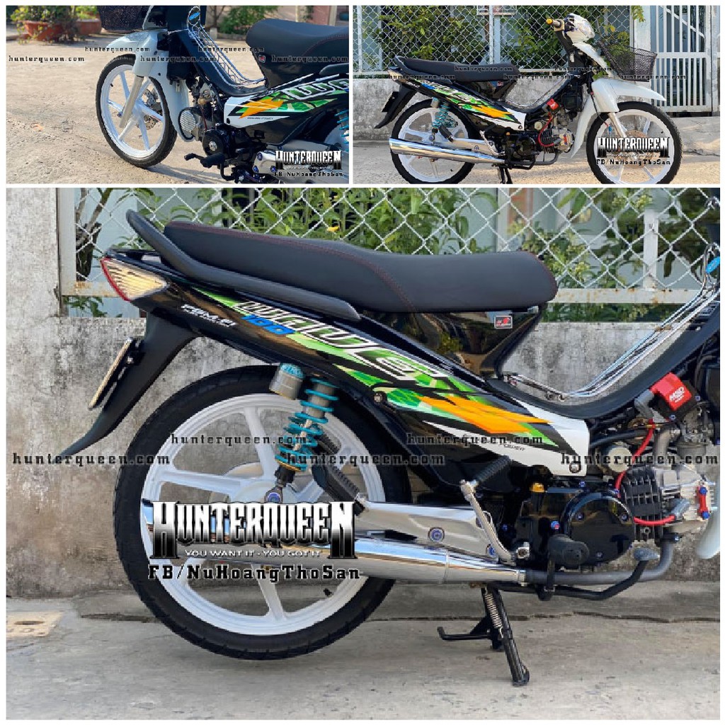 WAVE nhỏ độ đen trắng đơn giản. Tem rời chất liệu cao cấp, bền, không bay màu