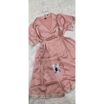 Bộ pijama đùi vải satin(có bigsize)