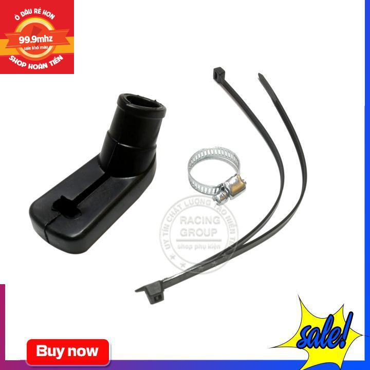 Bọc Chân Chống Xe Máy Cao Su Có Gờ Chống Trượt Hàng Loại Tốt Có Cổ Dê + Dây Thít