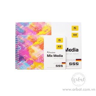 [ARBAT] Sổ vẽ sketchbook Passion Mixed Media
