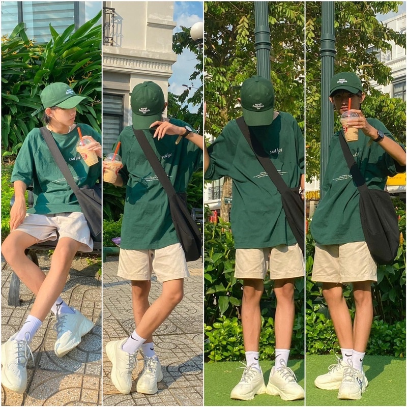Áo Thun SADBOIZ SADLUV Tay Lỡ From Rộng Chất Cottong Phông Unisex Nam  Nữ Phong Cách Hàn Quốc( Hàng Có Sẵn Ảnh Thật)