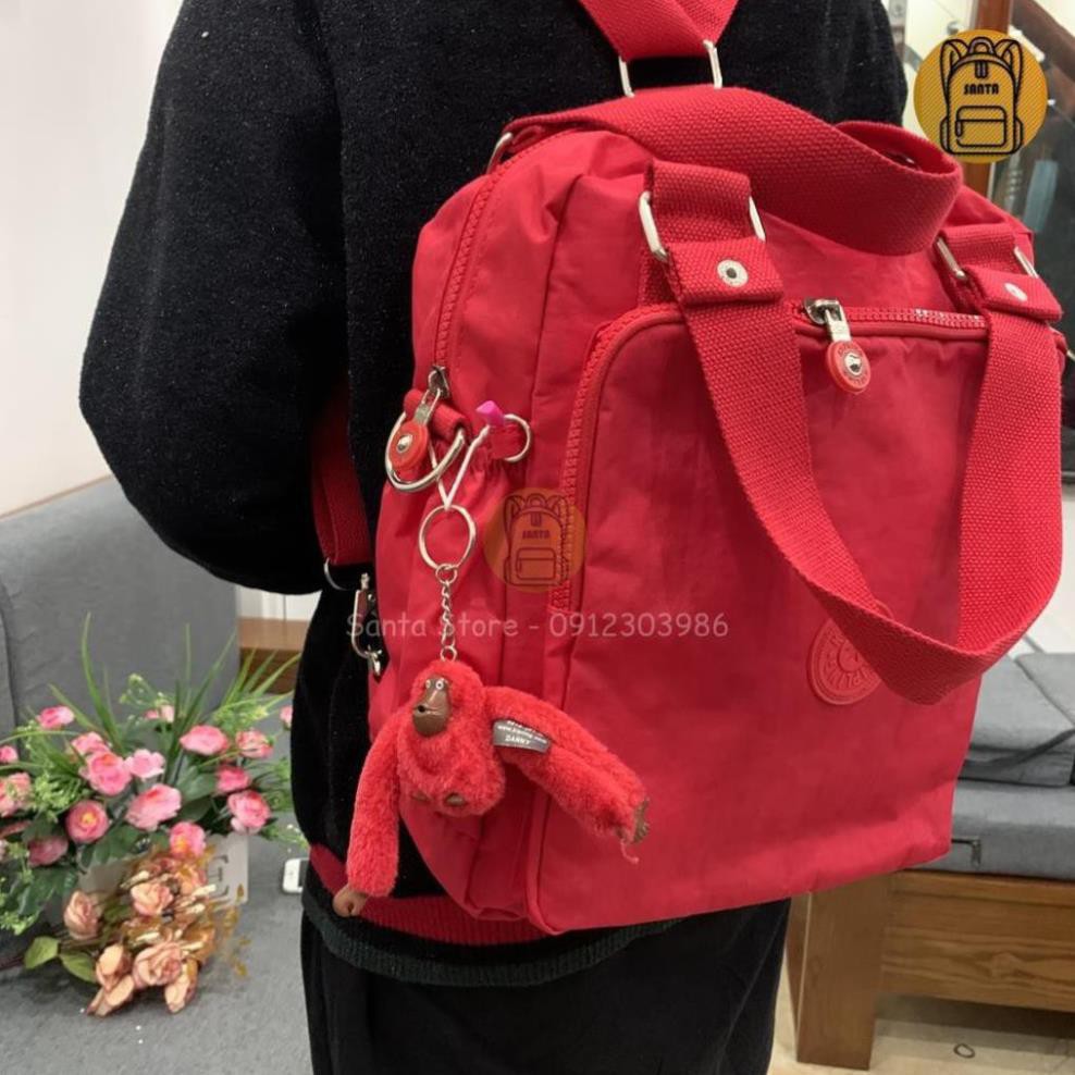 Balo Túi Kipling MS2130 đeo 3 kiểu, hàng VNXK, tặng kèm móc treo