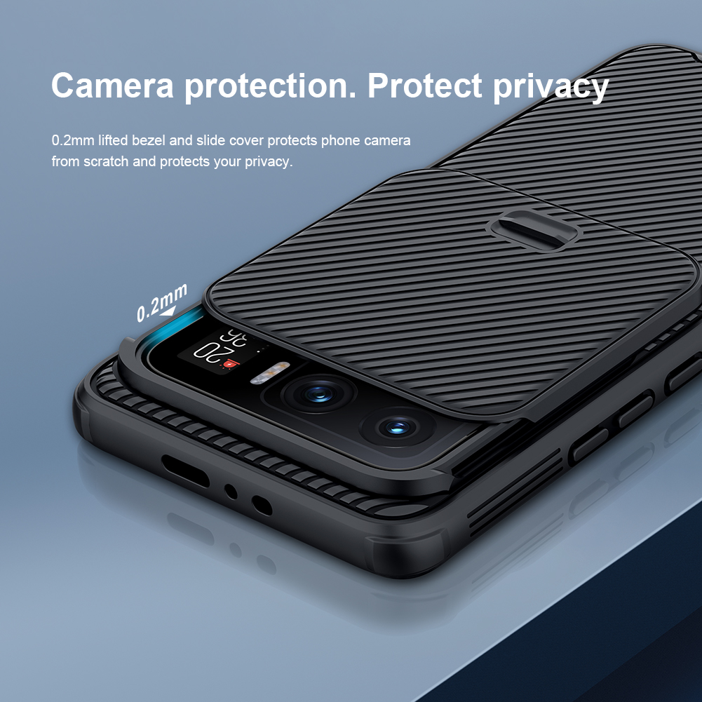 Ốp Điện Thoại Nillkin Cho Xiaomi Mi 11 Ultra Chất Liệu Pcc Cứng Sang Trọng Nắp Bảo Vệ Camera An Toàn Dạng Trượt