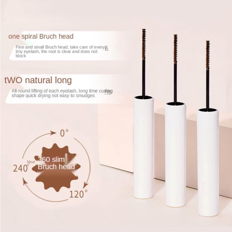 Mascara, chuốt mi làm dày và dài mi tự nhiên chống nước chống mồ hôi lâu trôi thích hợp cho người mới bắt đầu LALA