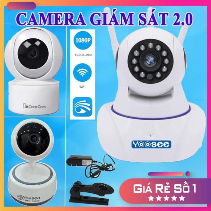 [Xả Hàng – FreeShip toàn quốc] CAMERA 2.0 | Camera Wifi Gia Đình Full HD 1080P | Chống Trộm Cực Nhạy | 40000