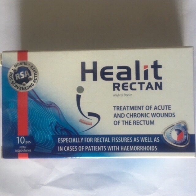 Healit Rectan (hỗ trợ điều trị trĩ, vết thương cấp tính và mạn tính, các tổn thương da, niêm mạc