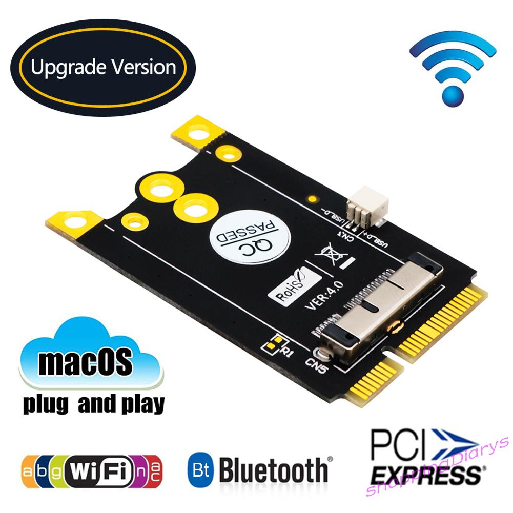 ✤Sh✤ Mini PCI-E Adapter Module mPCI-e to 12+6 Pin WiFi WLAN Wireless Converter