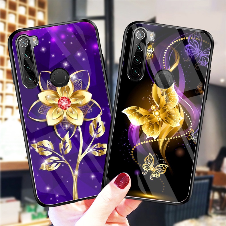 Ốp Lưng XIAOMI REDMI NOTE 8 Ốp kính bóng cao cấp mới nhất