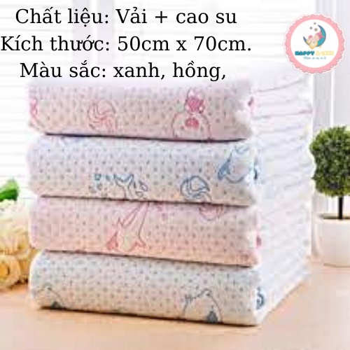 [Xả kho_Freeship] Tấm lót chống thấm 4 lớp êm ái cho bé sơ sinh(50x70cm)