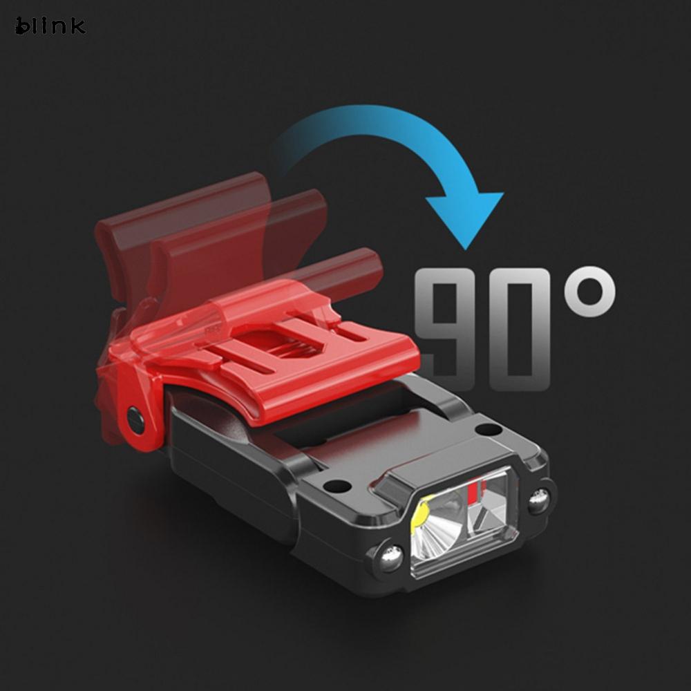 Đèn LED USB Có Kẹp Gắn Mũ Leo Núi