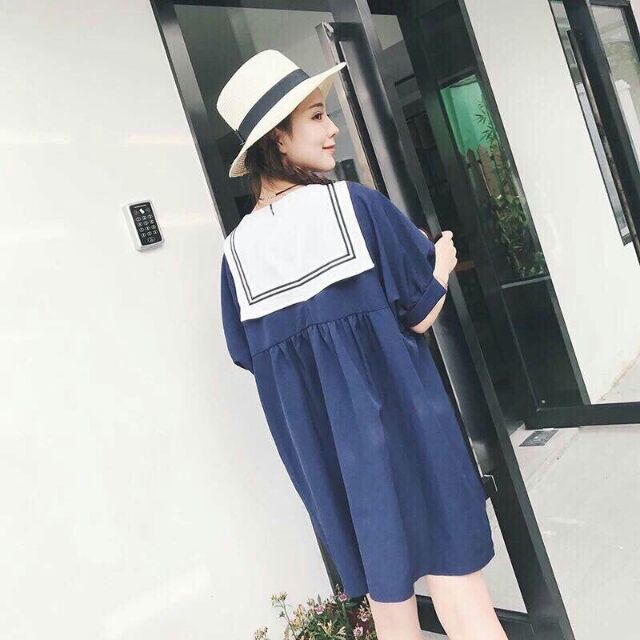 Đầm váy thủy thủ babydoll