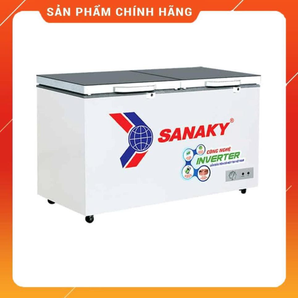 [ FREE SHIP KHU VỰC HÀ NỘI ] Tủ đông Sanaky Inverter VH-3699A4K mặt kính cường lực  - Bmart247 24/7