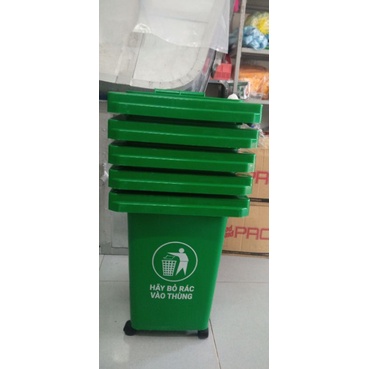 Thùng rác công nghiệp 60 lít tại Thanh Hóa