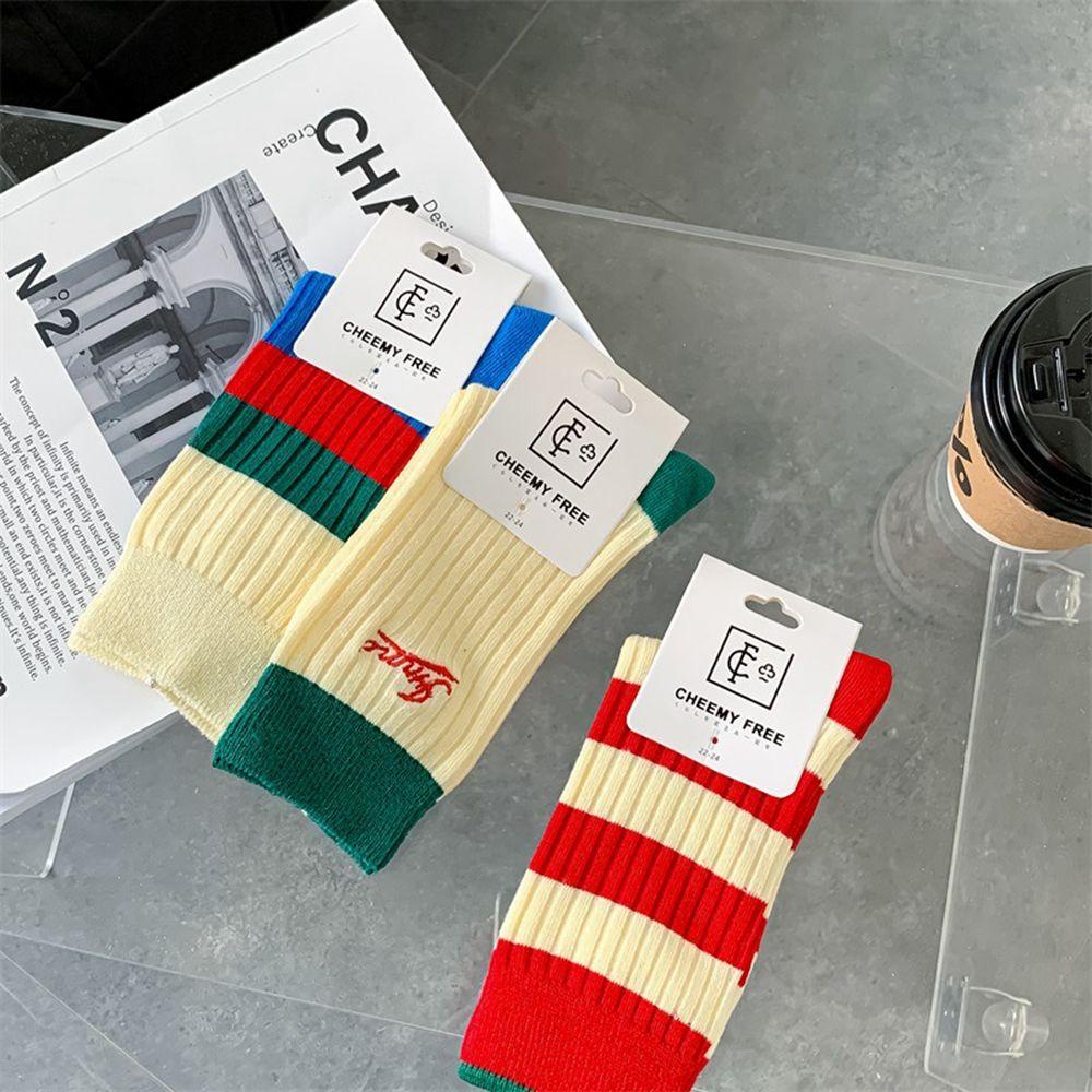 AROMA Vớ Thể Thao Thoáng Khí Thêu Chữ Thời Trang Cho Nữ