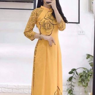 ÁO HOA HỒNG MẶC TẾT