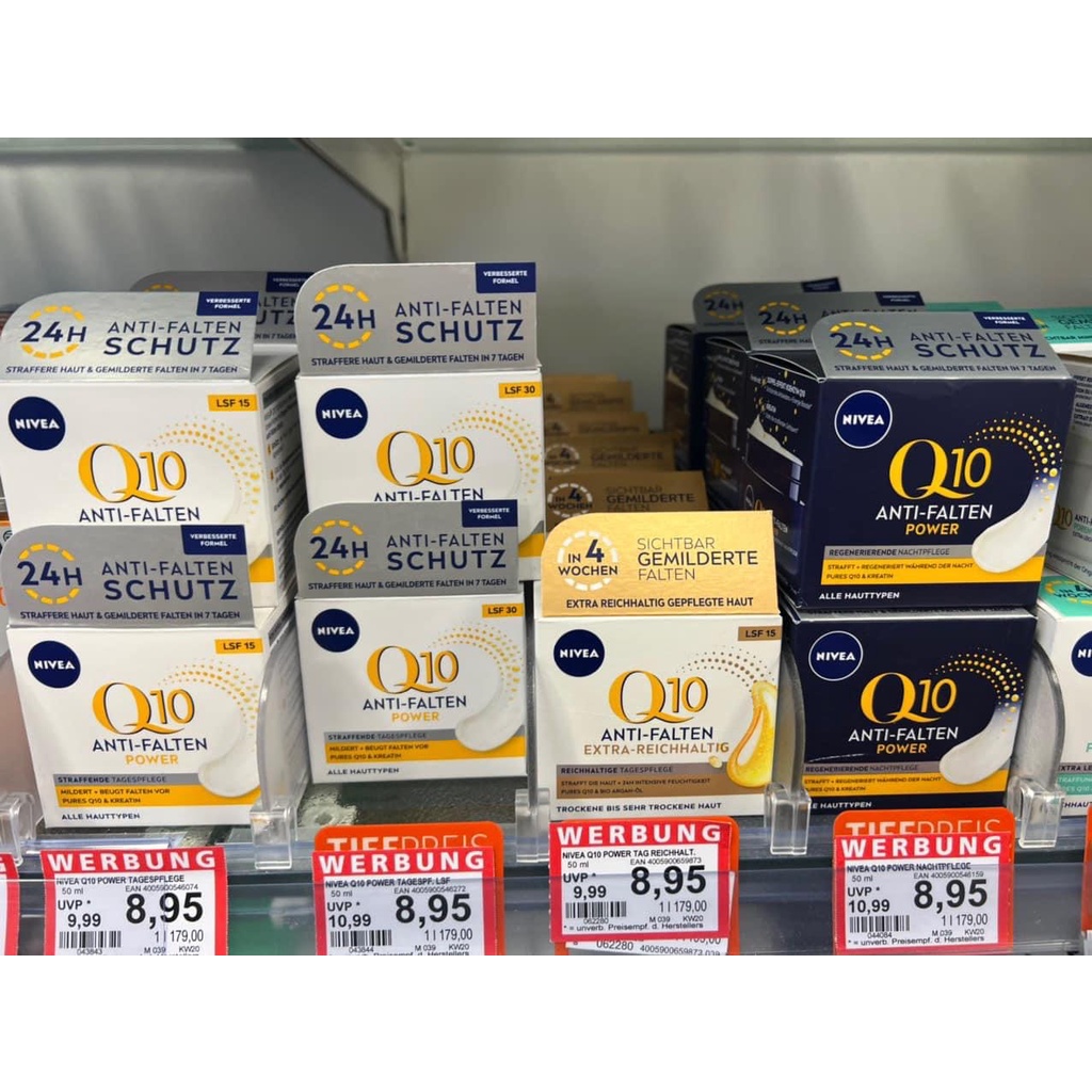 Kem dưỡng da Nivea Q10 Chống nhăn và lão hóa