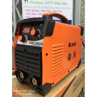 Máy Hàn điện tử 🌈 FREESHIP🌈 Tặng bó 20 que hàn Hàn que chấm boong 5 ly máy hàn JASIC ARC-250E ANH QUỐC