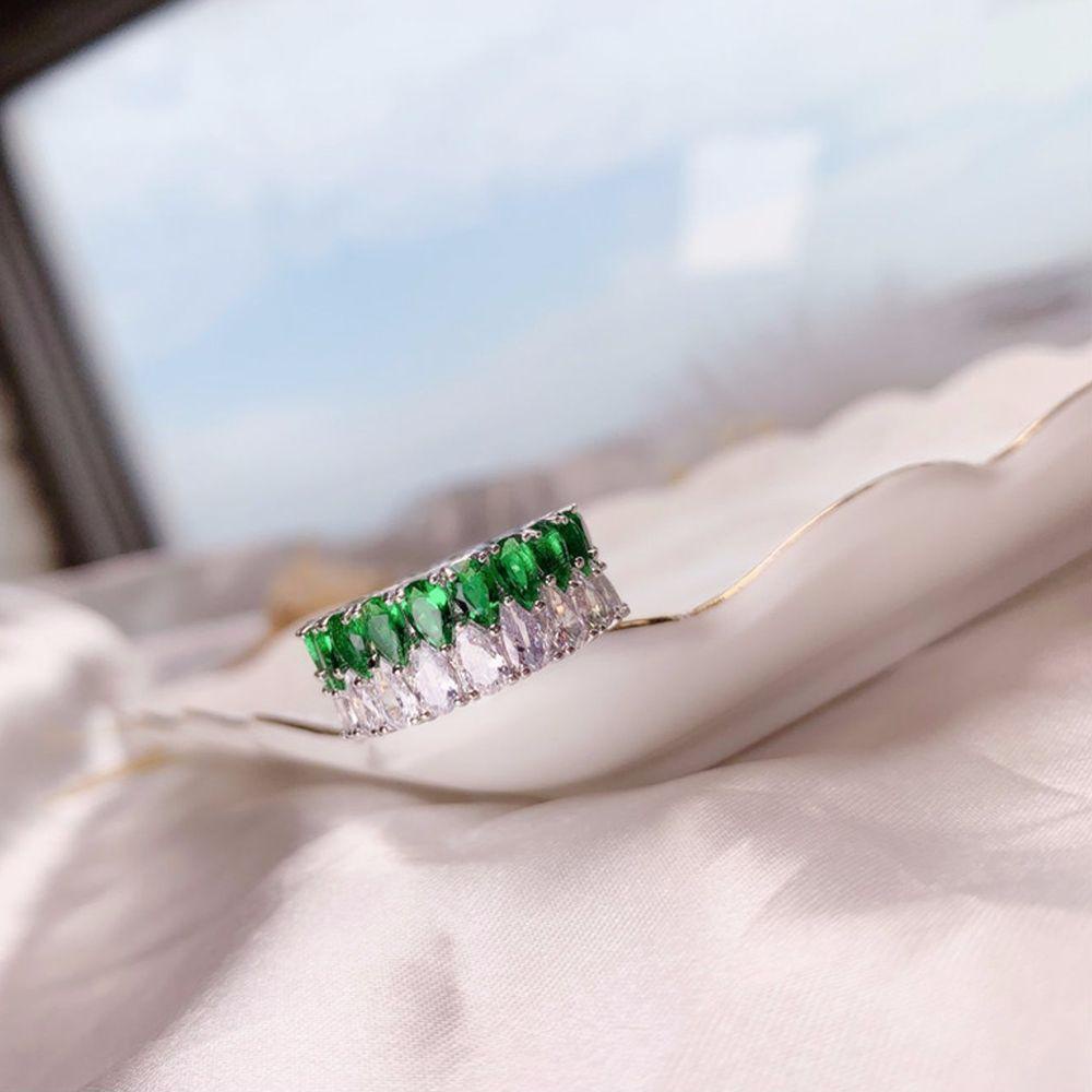 Nhẫn Hở Nhiều Màu Phong Cách Retro Sang Trọng Cho Nữ