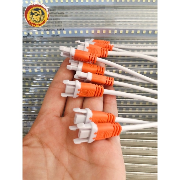 Đèn led thanh 220v (5 tặng 1)chíp 2835 siêu sáng bọc nhựa - Áng sáng trắng