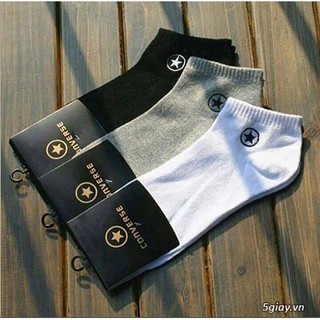 Tất nam convers ngắn cổ