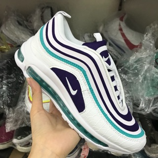 Ảnh thật - Có sẵn - Giày air max 97 trắng xanh
