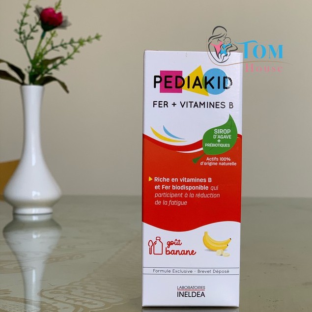 [Mã SKAMLTSW8 giảm 10% đơn 100K] Pediakid sắt Fer & Vitamines B - Bổ sung sắt và vitamin cho bé