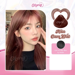 Thuốc nhuộm tóc màu NÂU CAM ĐẤT không tẩy tặng oxi trợ nhuộm | Chenglovehair, Chenglovehairs