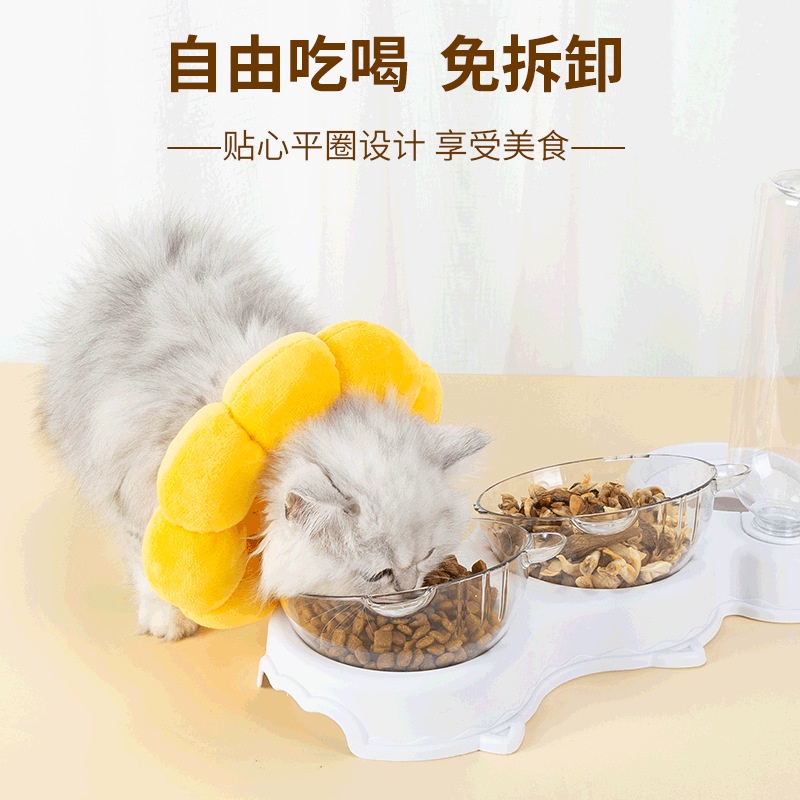 Vòng cổ chống liếm cho chó mèo bằng bông siêu êm ái - Loa chống liếm