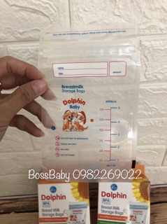 Túi trữ sữa Dolphin 25 tờ