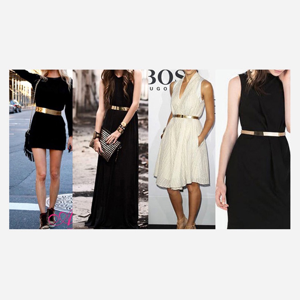 Dây thắt lưng bằng kim loại thời trang cho nữ