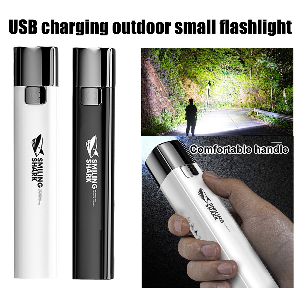 Đèn pin led VIRWIR siêu sáng 2 trong 1 3 chế độ sáng có thể sạc lại