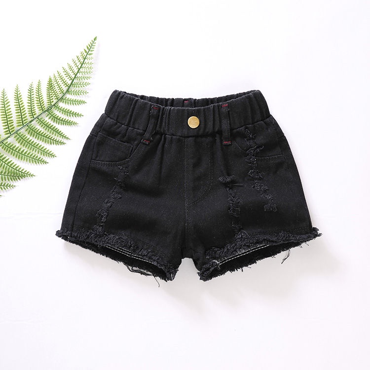 Quần short denim thời trang mùa hè 2021 mới năng động cho bé gái