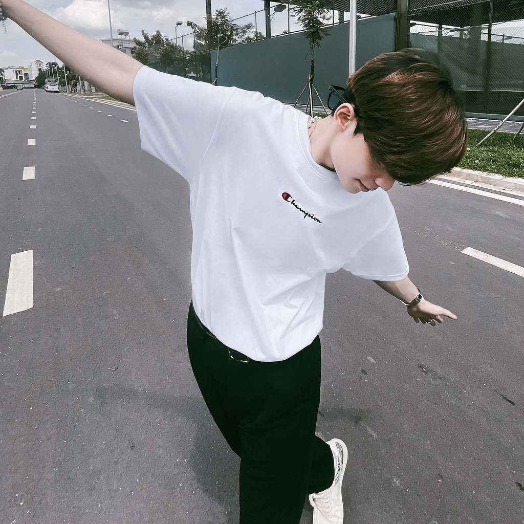 Áo thun Champion Màu Vàng Đậm Chất Liệu Cotton