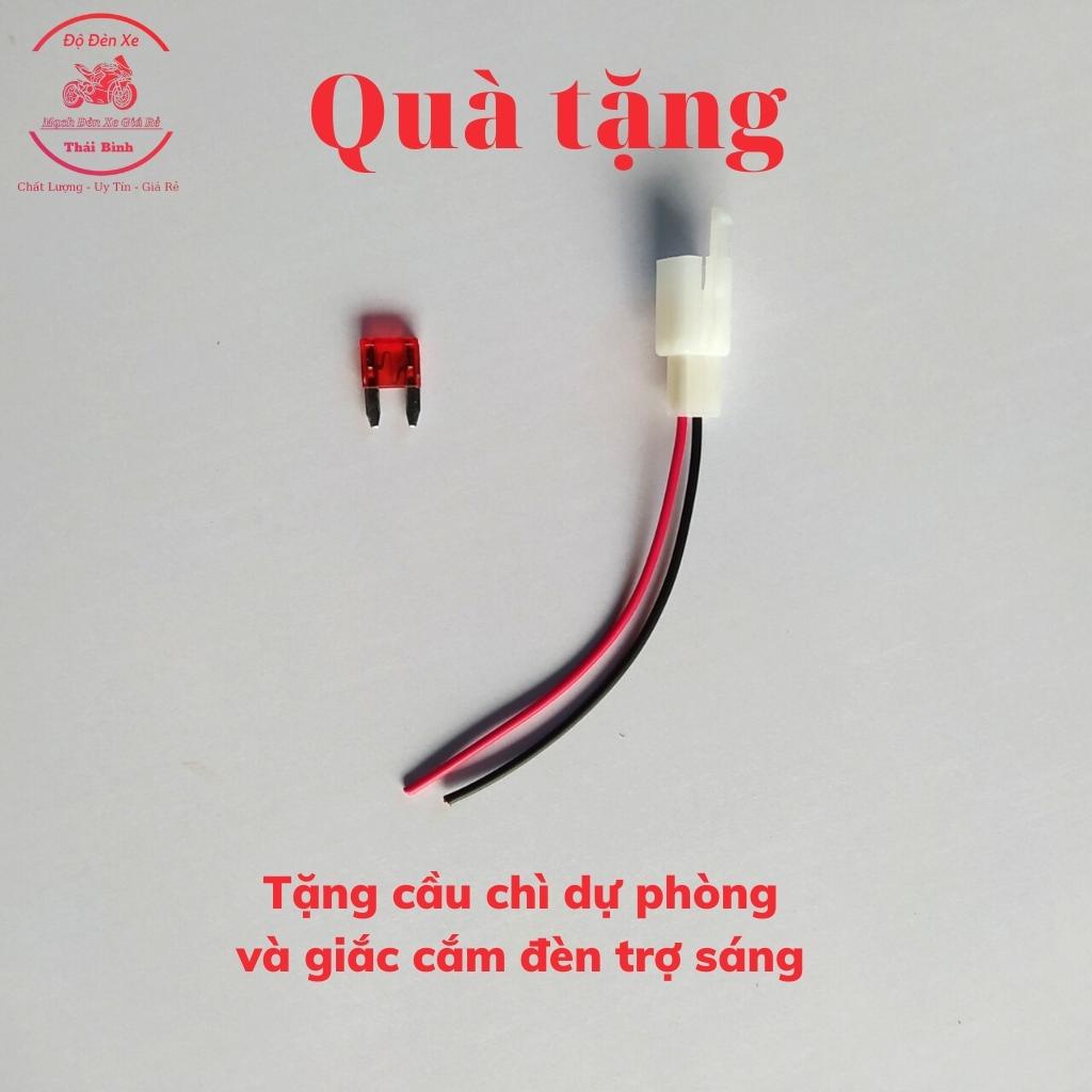 Mạch auto passing trợ sáng lắp như zin các loại xe máy tặng giắc cẳm đèn cầu chì