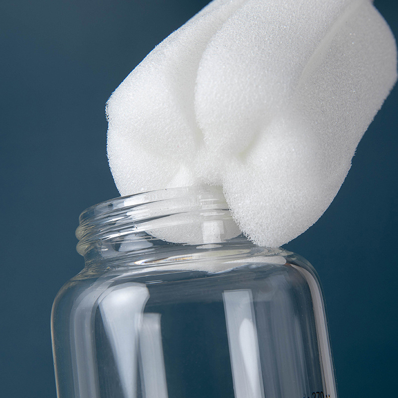 Sponge brush cup brush detachable cleaning brush household bottle brush long handle thermos cup cleaning cup sub brush