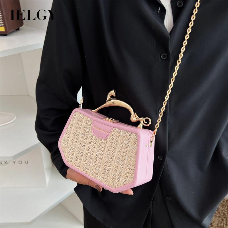 Túi Đeo Chéo Hình Vuông Cỡ Nhỏ Phong Cách Cổ Điển Thời Trang Cho Nữ