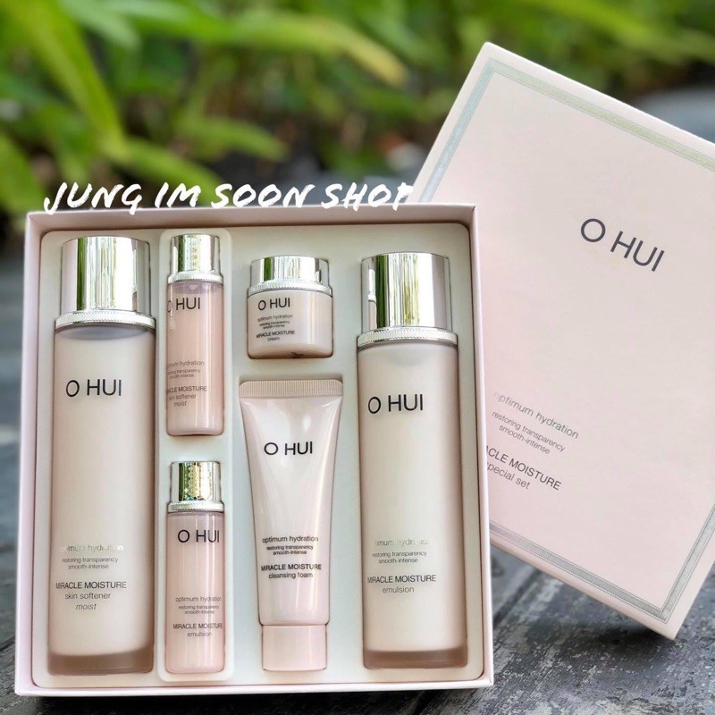 Set Ohui Miracle Moisture Nước Hoa Hồng Và Sữa Dưỡng Cấp Ẩm