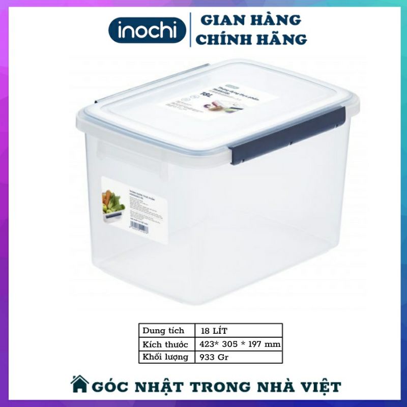 Thùng Đựng Thực Phẩm Dung Tích Lớn Hokaido 10L, 18L Inochi
